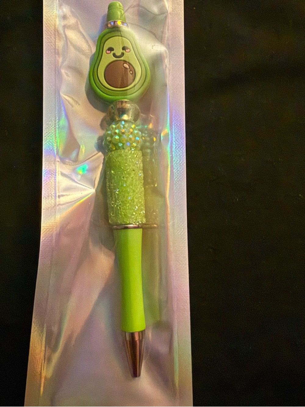 Cute Green Avocado Charm Stylus Pen for Touchscreens